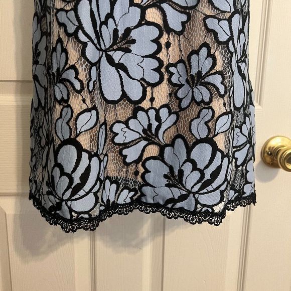 Plenty by Tracy Reese Floral Lace Dress in Black and Blue - Picture 8 of 8